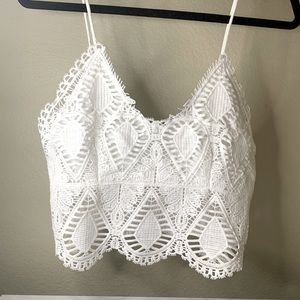Beautiful white crop top